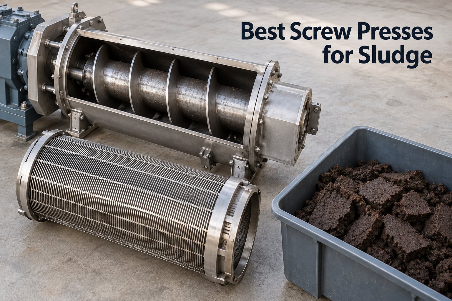 Best Screw Presses for Sludge