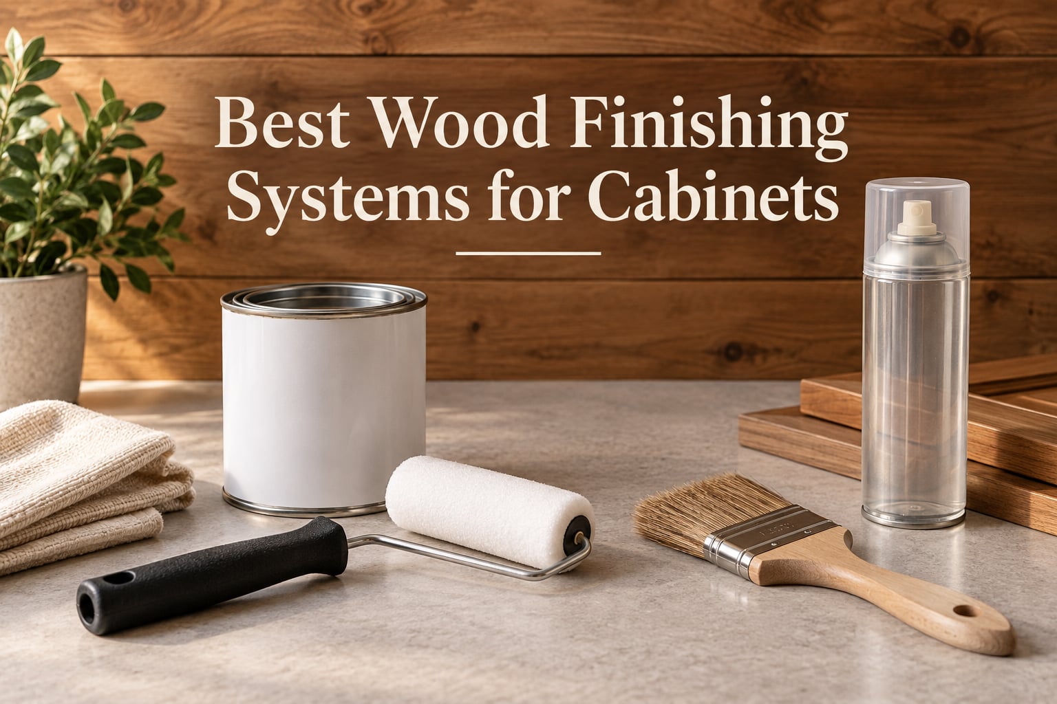 Best Wood Finishing Systems for Cabinets