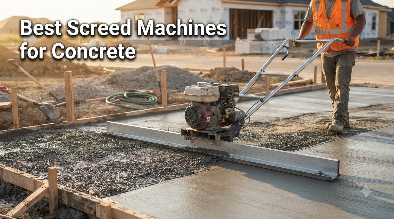 Best Screed Machines for Concrete