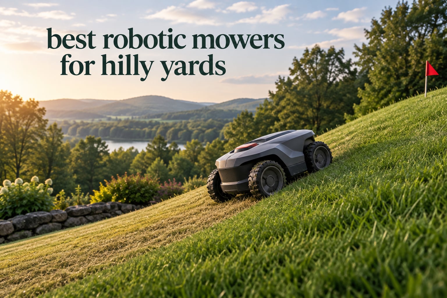 best robotic mowers for hilly yards