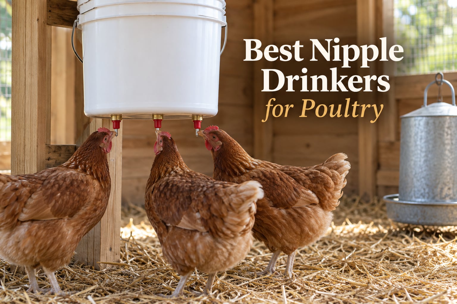 Best Nipple Drinkers for Poultry