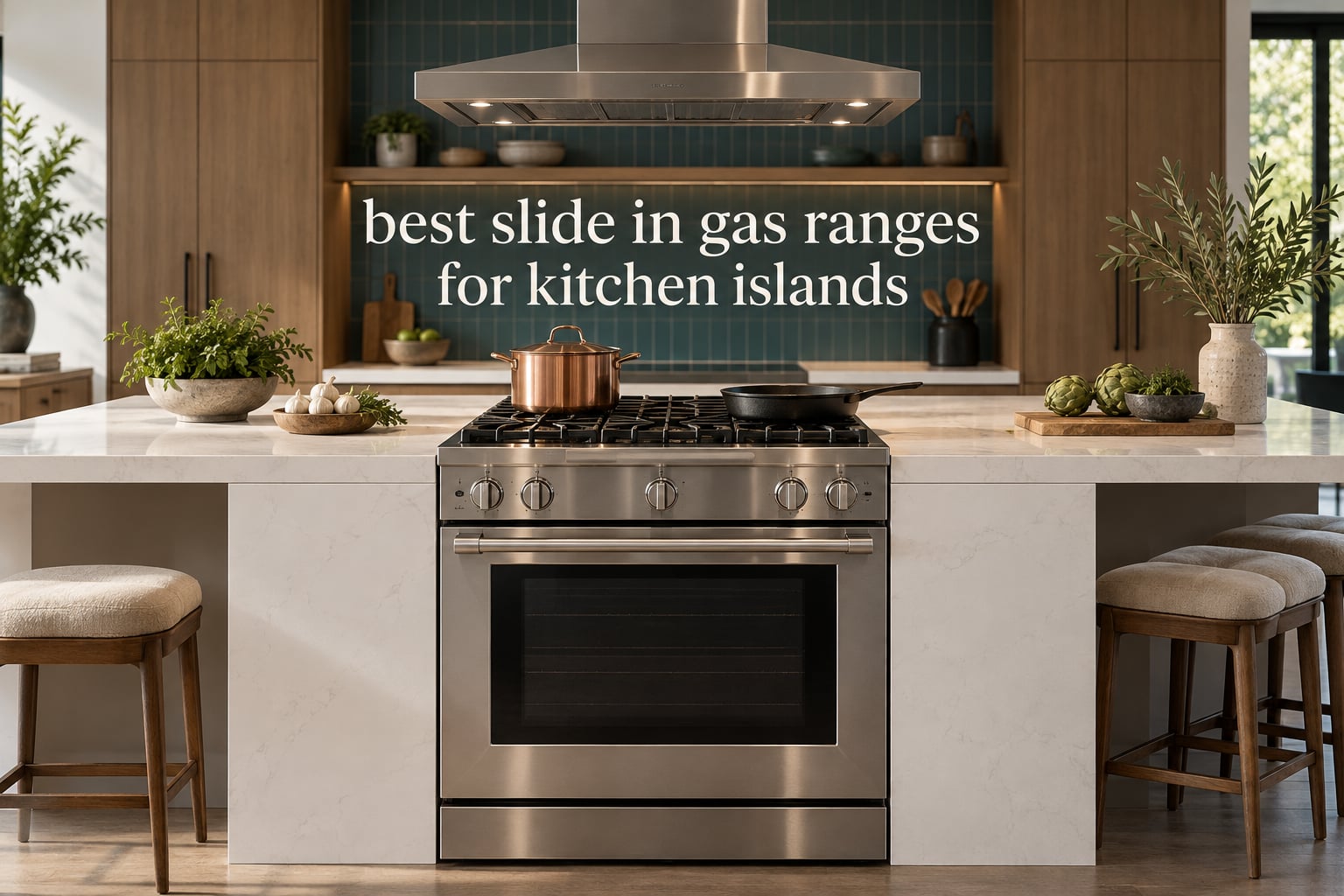 best slide in gas ranges for kitchen islands