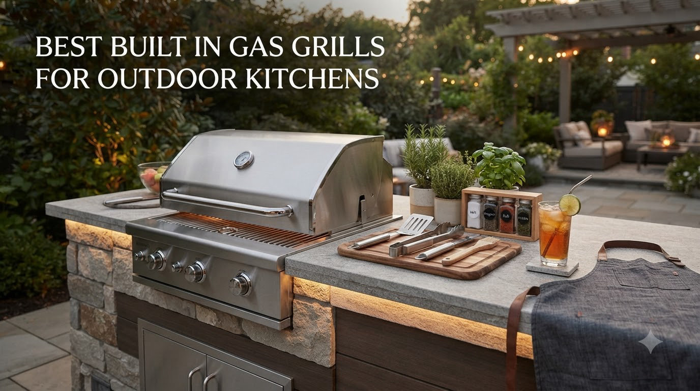 Best Built In Gas Grills for Outdoor Kitchens