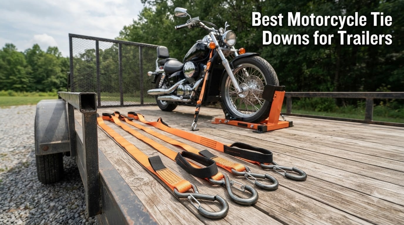 Best Motorcycle Tie Downs for Trailers