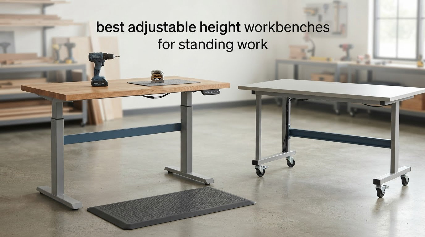 best adjustable height workbenches for standing work
