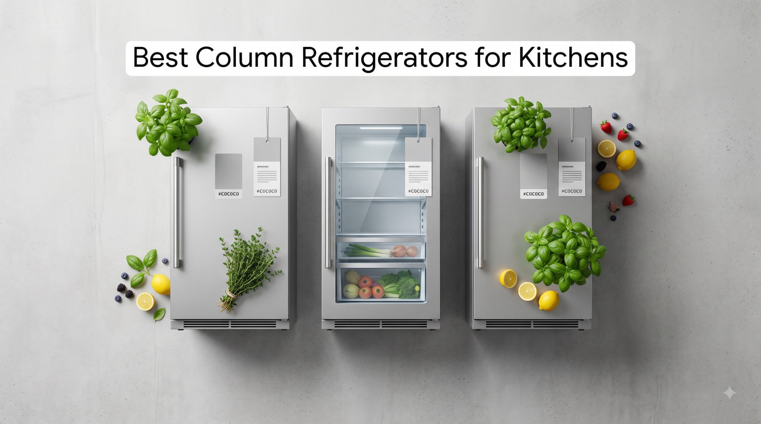 Best Column Refrigerators for Kitchens