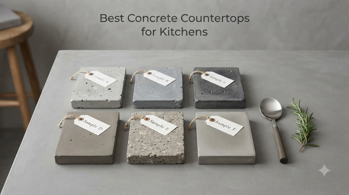 Best Concrete Countertops for Kitchens
