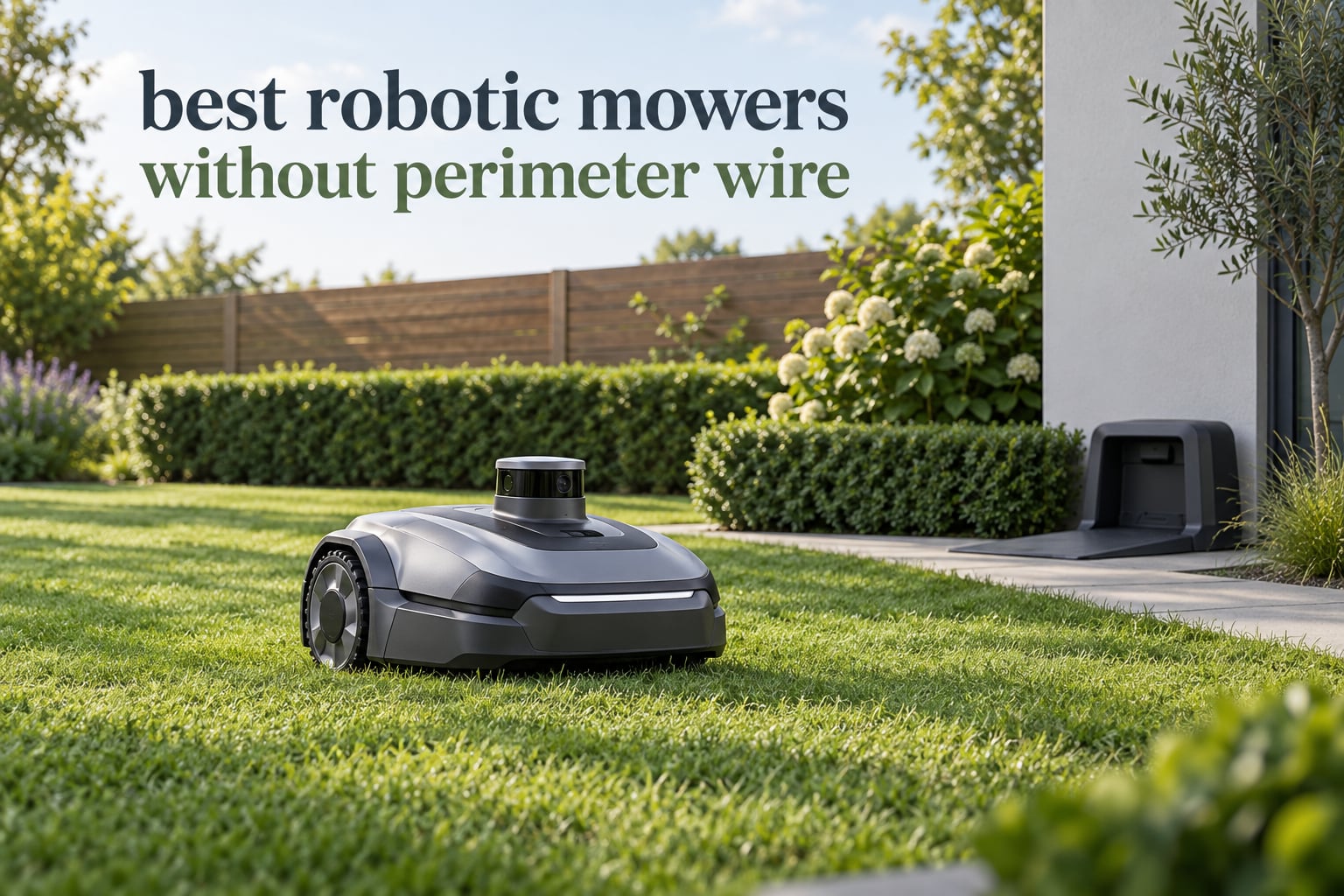 best robotic mowers without perimeter wire