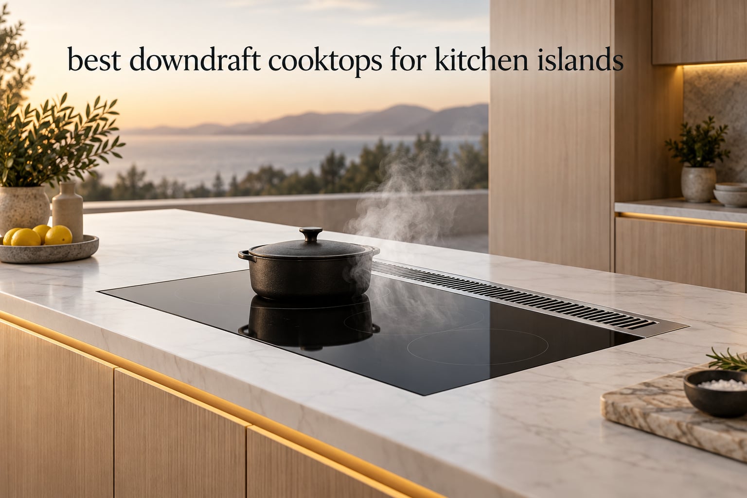 best downdraft cooktops for kitchen islands