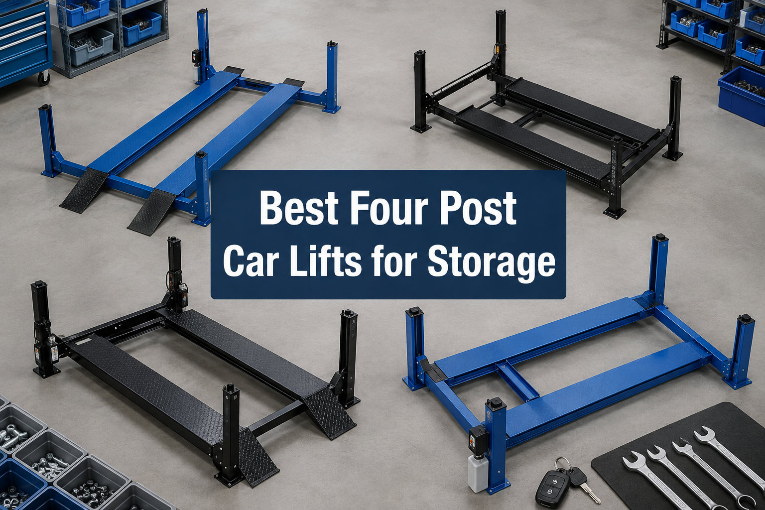 Best Four Post Car Lifts for Storage