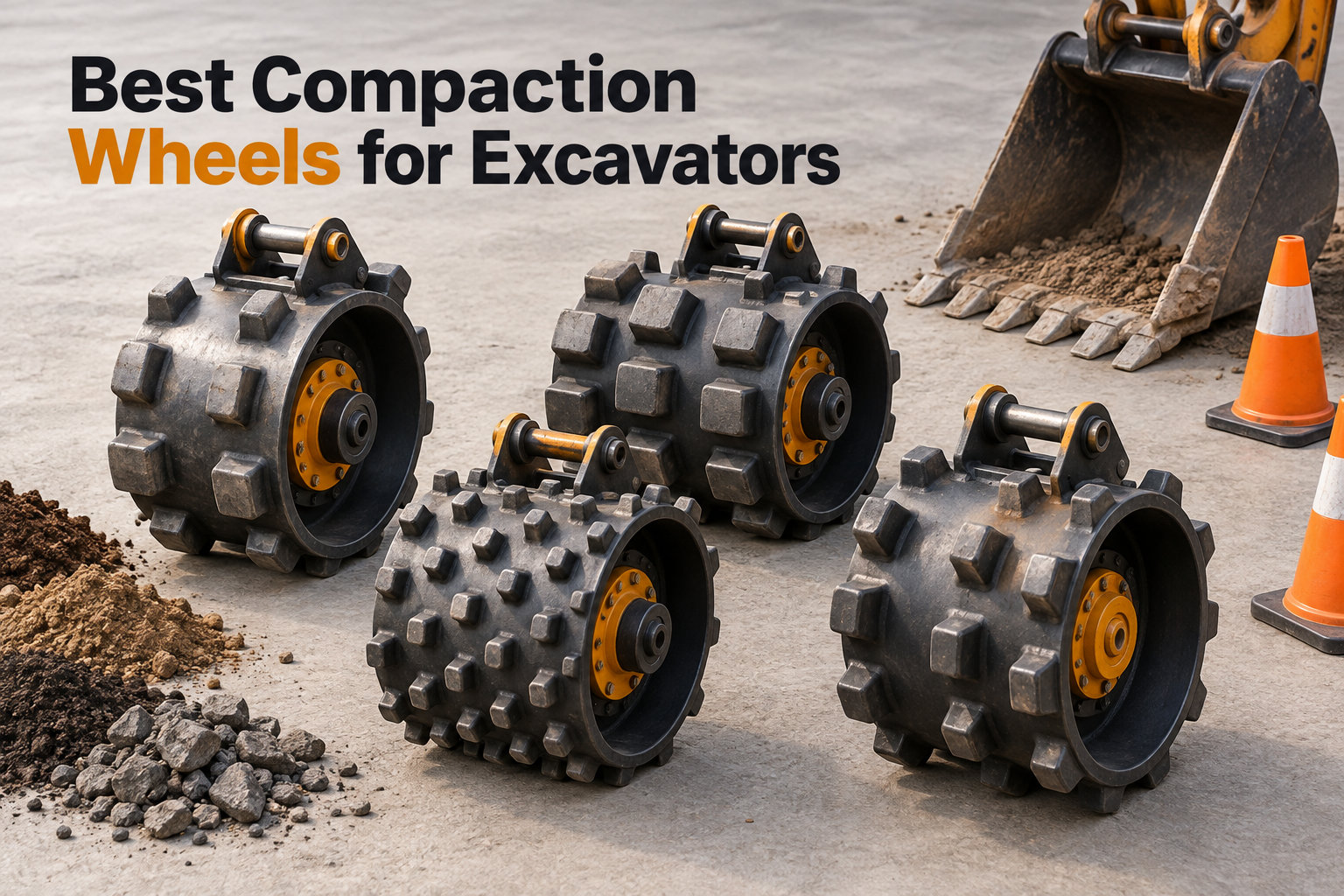 Best Compaction Wheels for Excavators