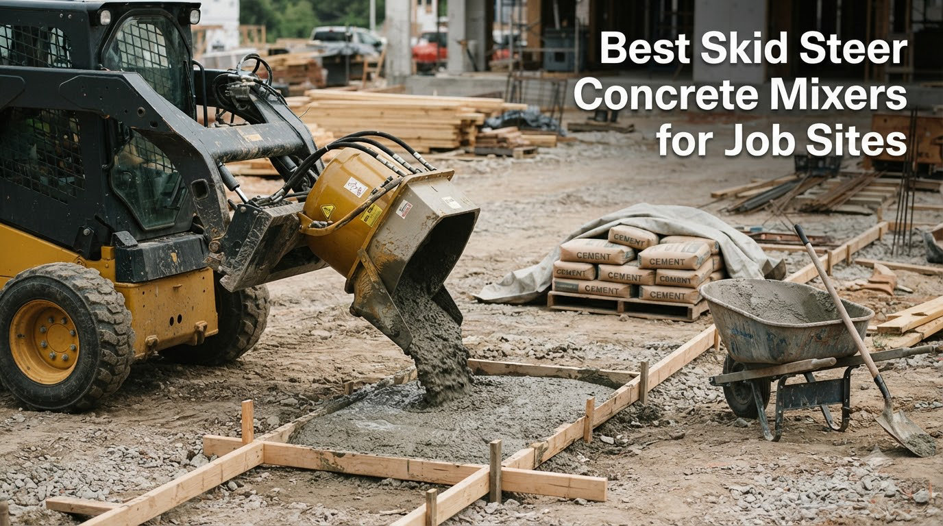 Best Skid Steer Concrete Mixers for Job Sites
