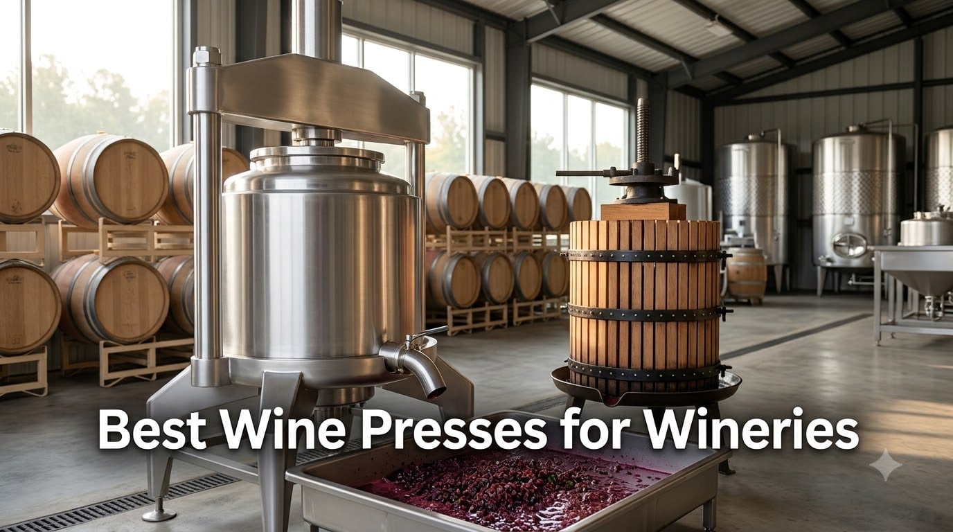 Best Wine Presses for Wineries