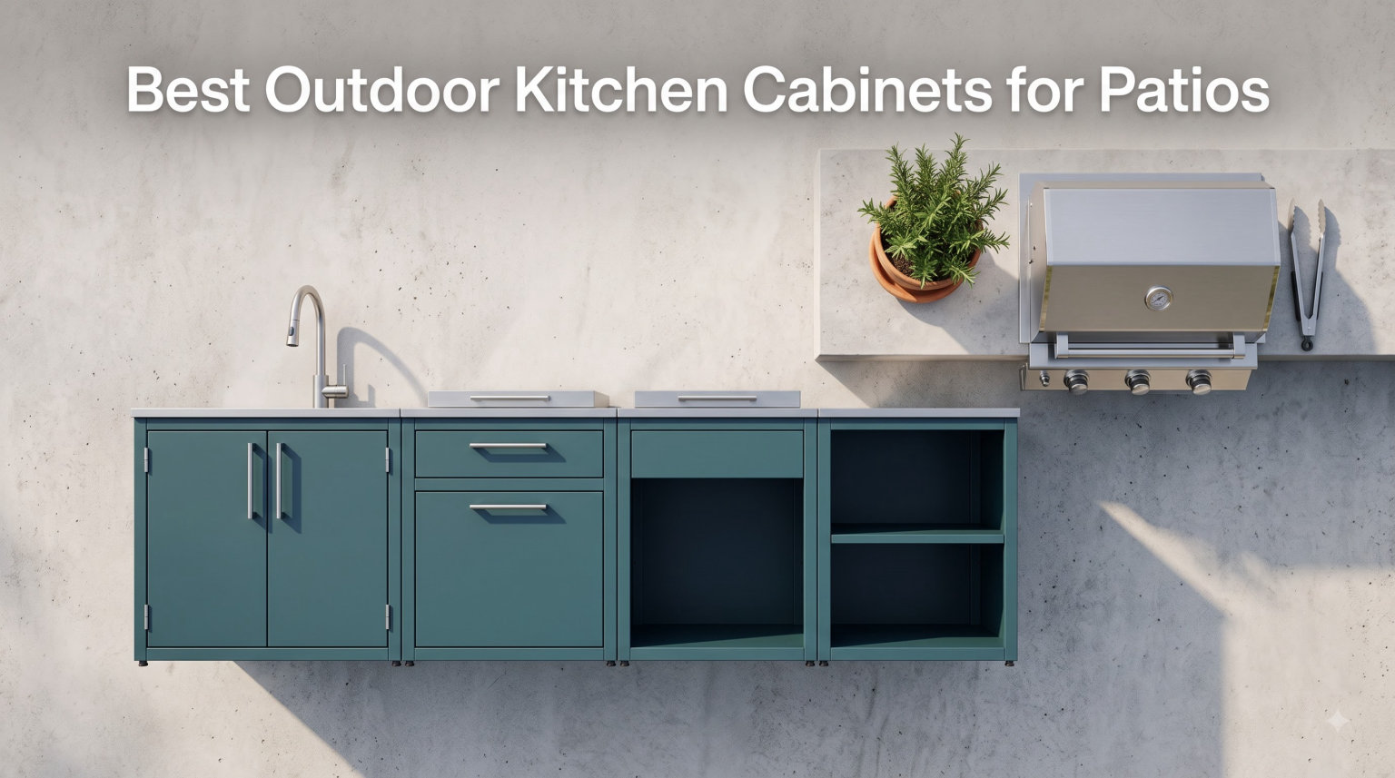 Best Outdoor Kitchen Cabinets for Patios