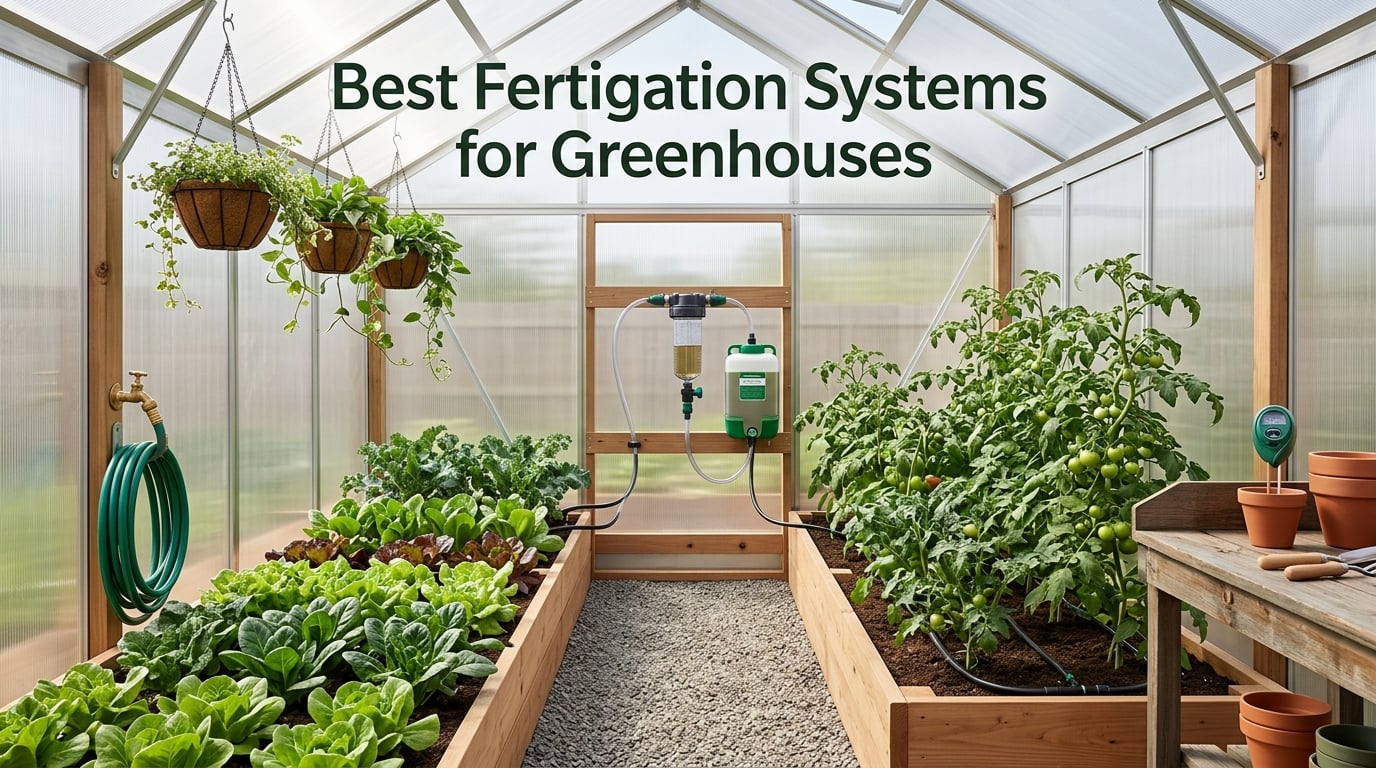Best Fertigation Systems for Greenhouses