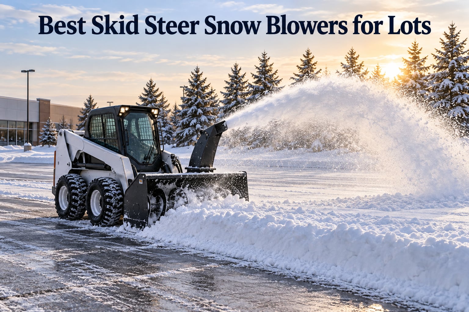 Best Skid Steer Snow Blowers for Lots