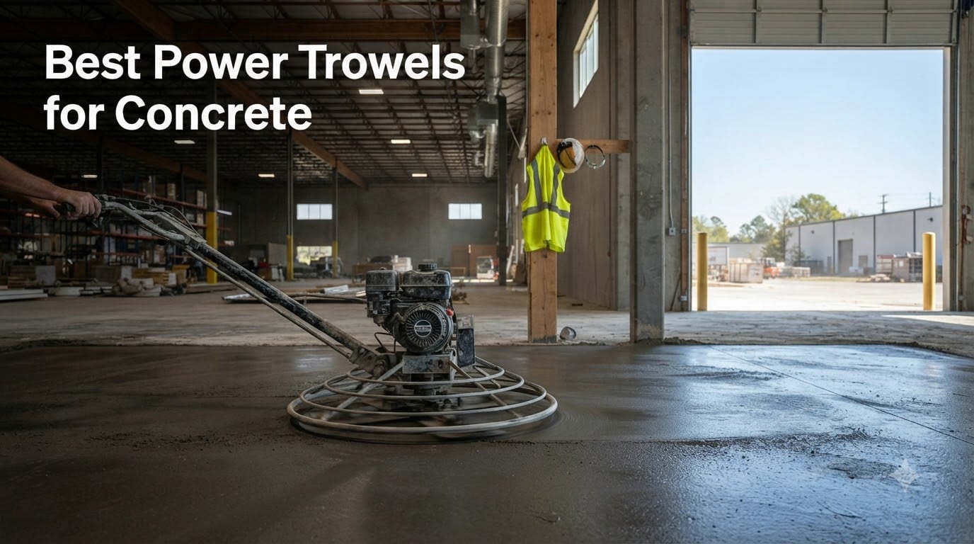 Best Power Trowels for Concrete
