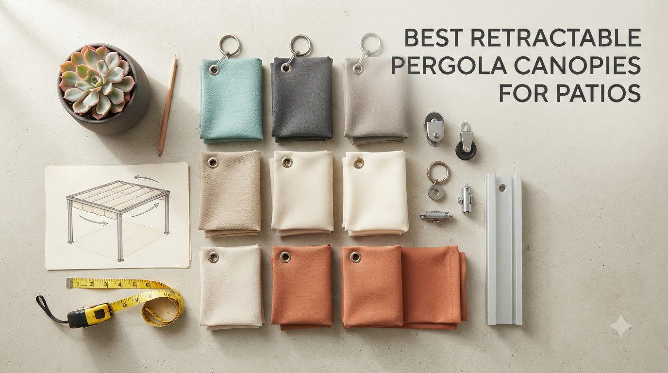 Best Retractable Pergola Canopies for Patios