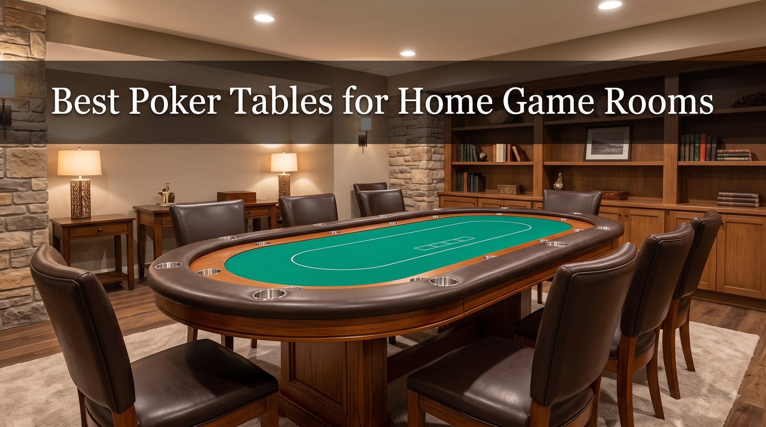 Best Poker Tables for Home Game Rooms