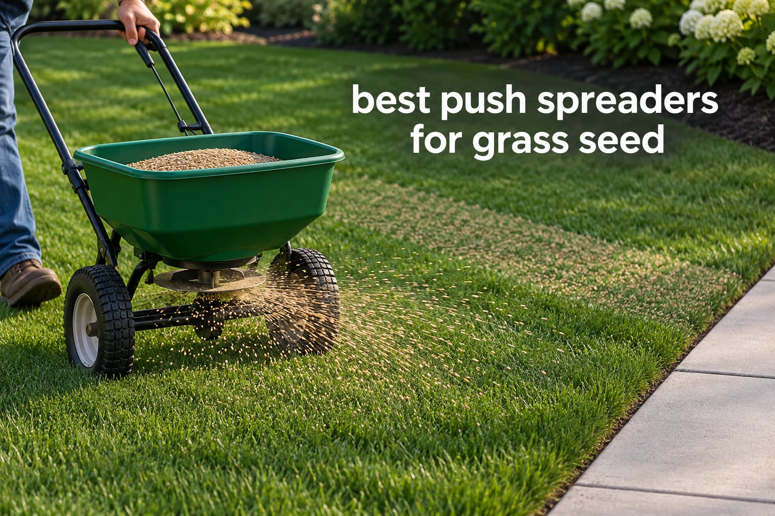 best push spreaders for grass seed