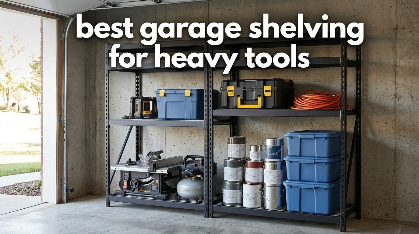 best garage shelving for heavy tools