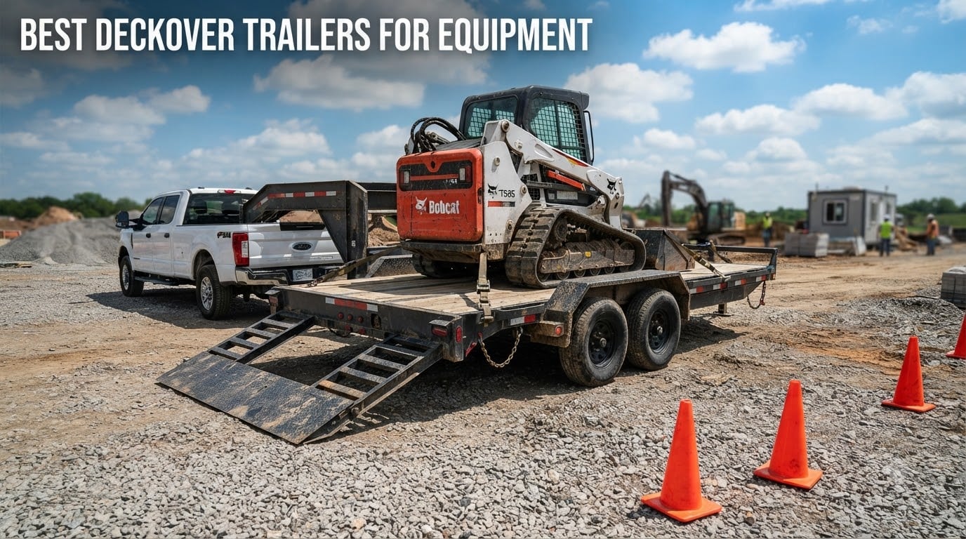 Best Deckover Trailers for Equipment