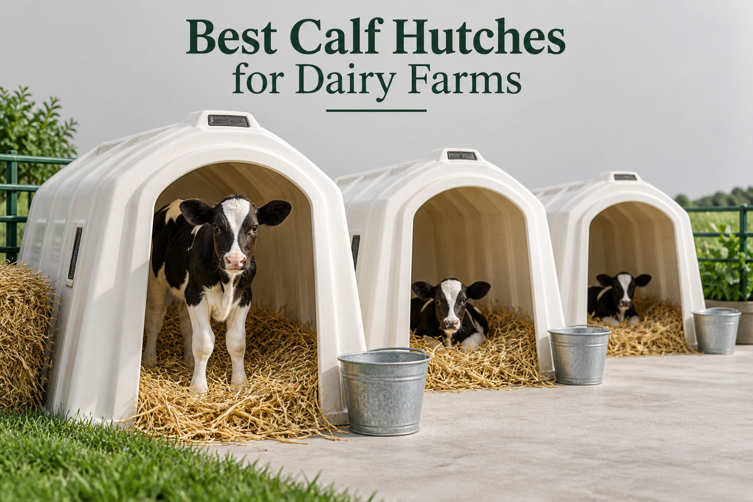 Best Calf Hutches for Dairy Farms