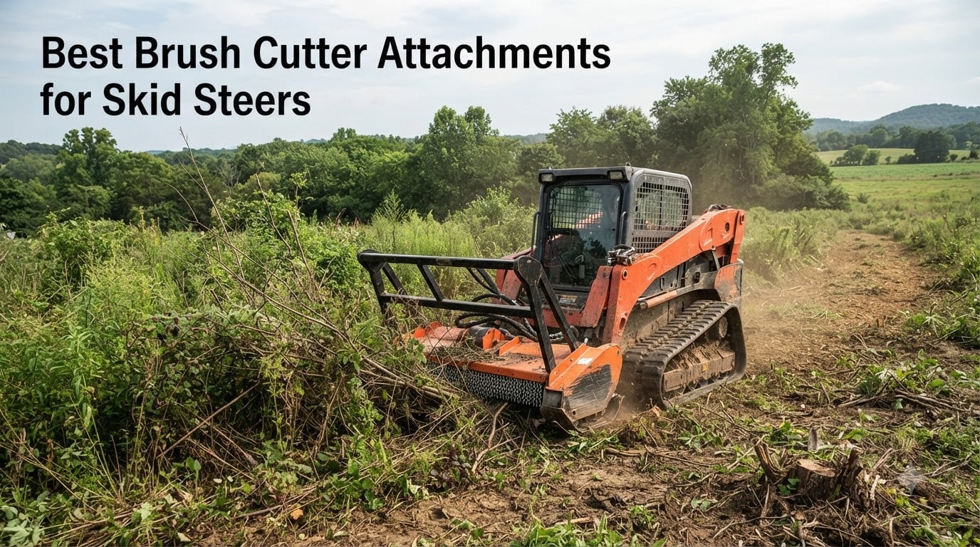 Best Brush Cutter Attachments for Skid Steers