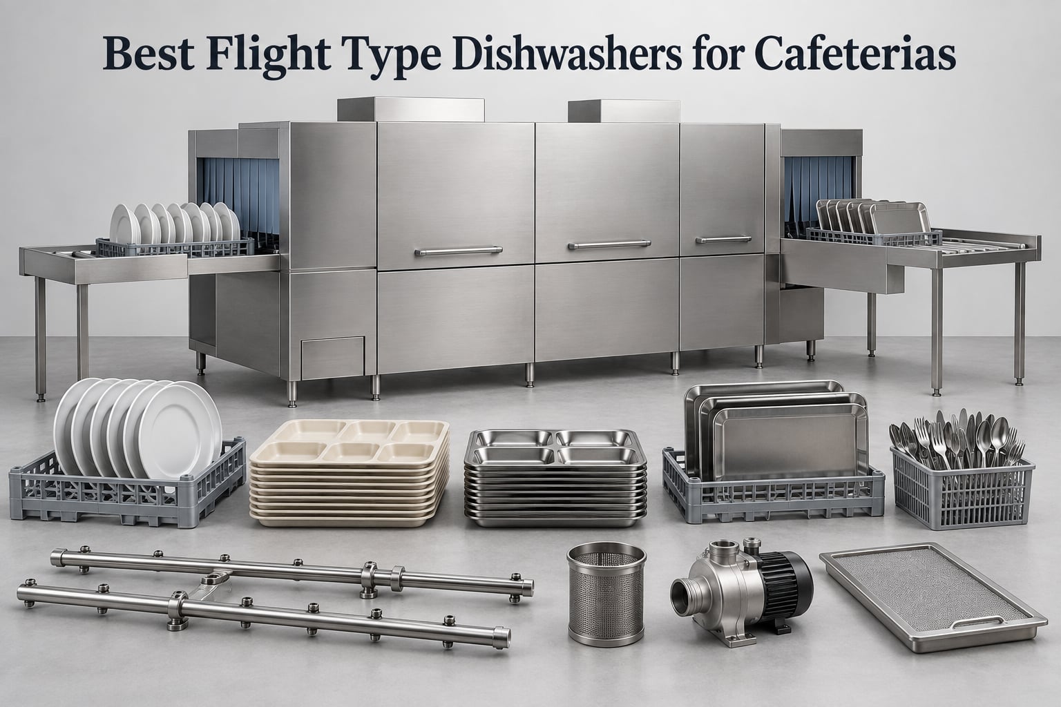 Best Flight Type Dishwashers for Cafeterias