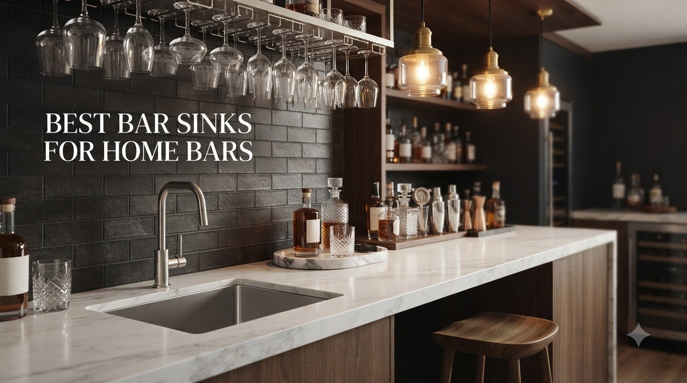 Best Bar Sinks for Home Bars