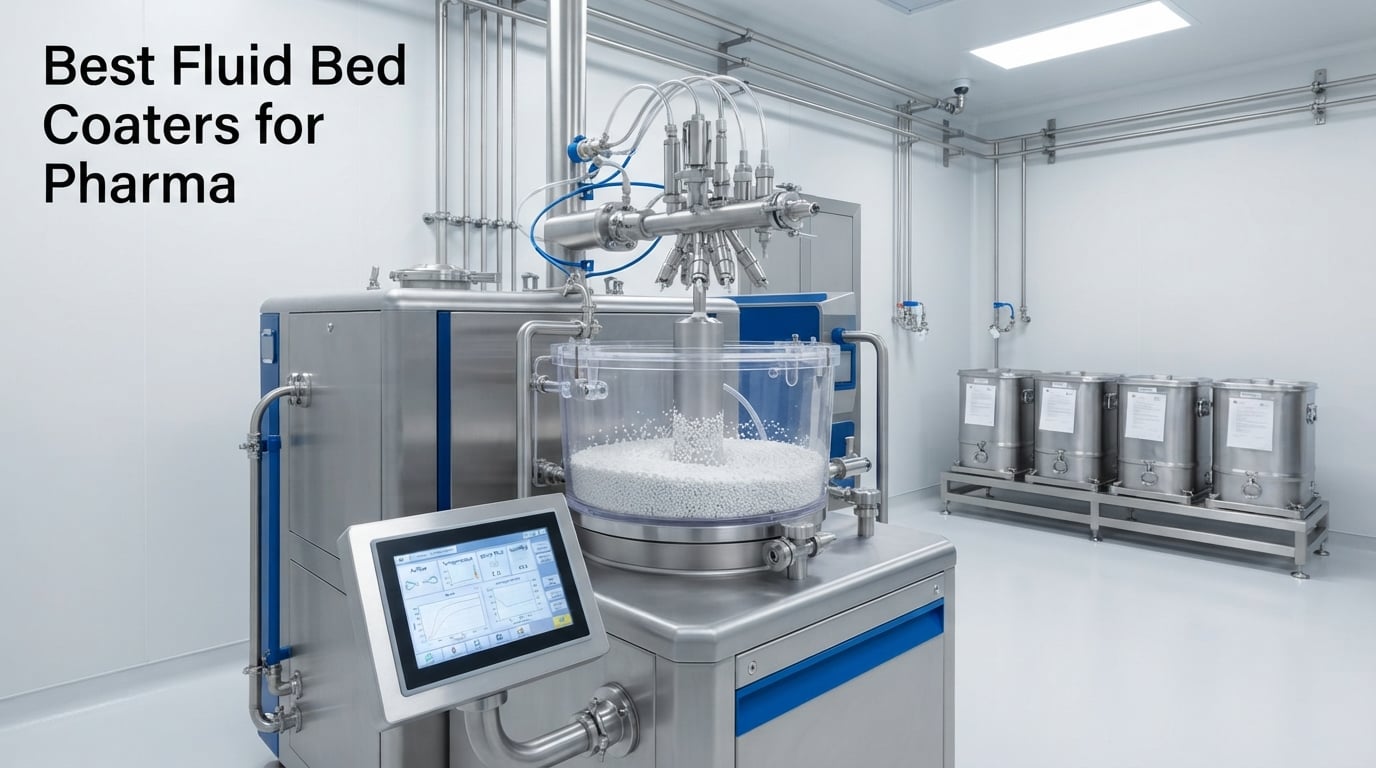 Best Fluid Bed Coaters for Pharma