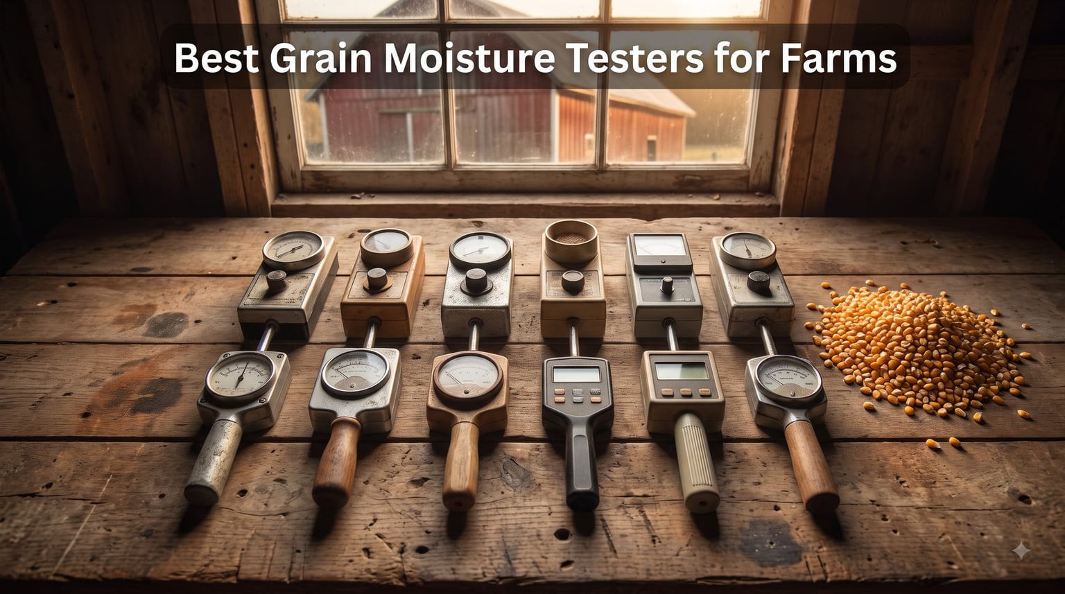 Best Grain Moisture Testers for Farms