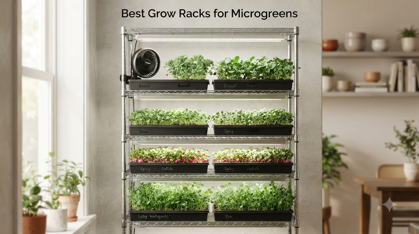 Best Grow Racks for Microgreens
