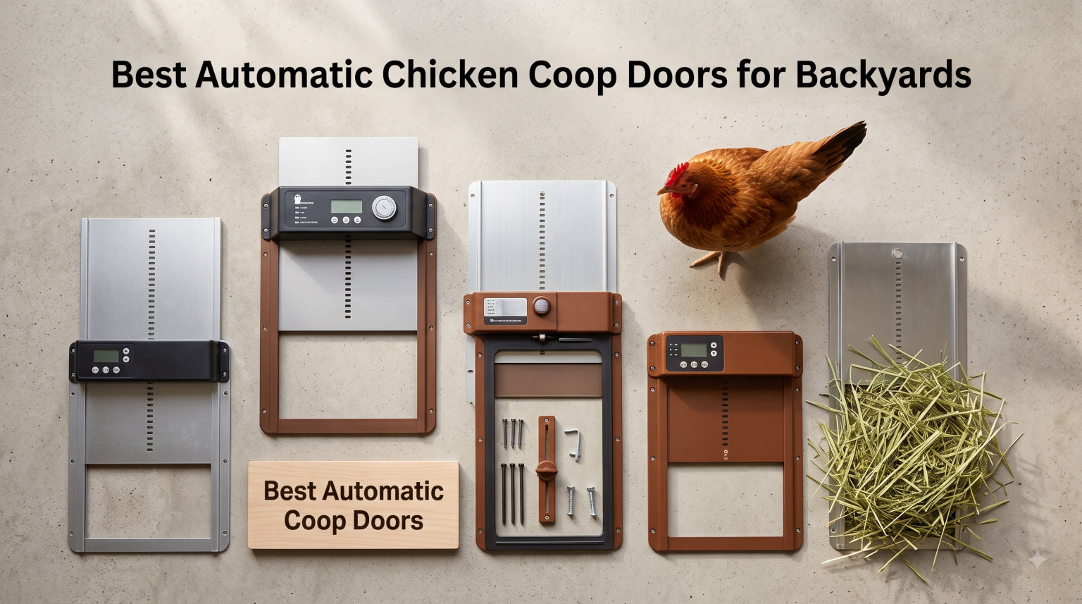 Best Automatic Chicken Coop Doors for Backyards