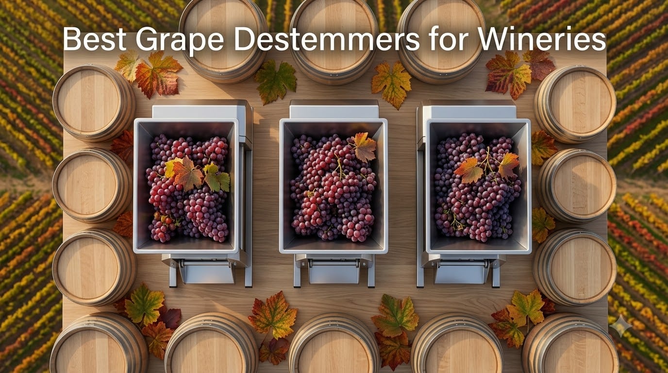 Best Grape Destemmers for Wineries