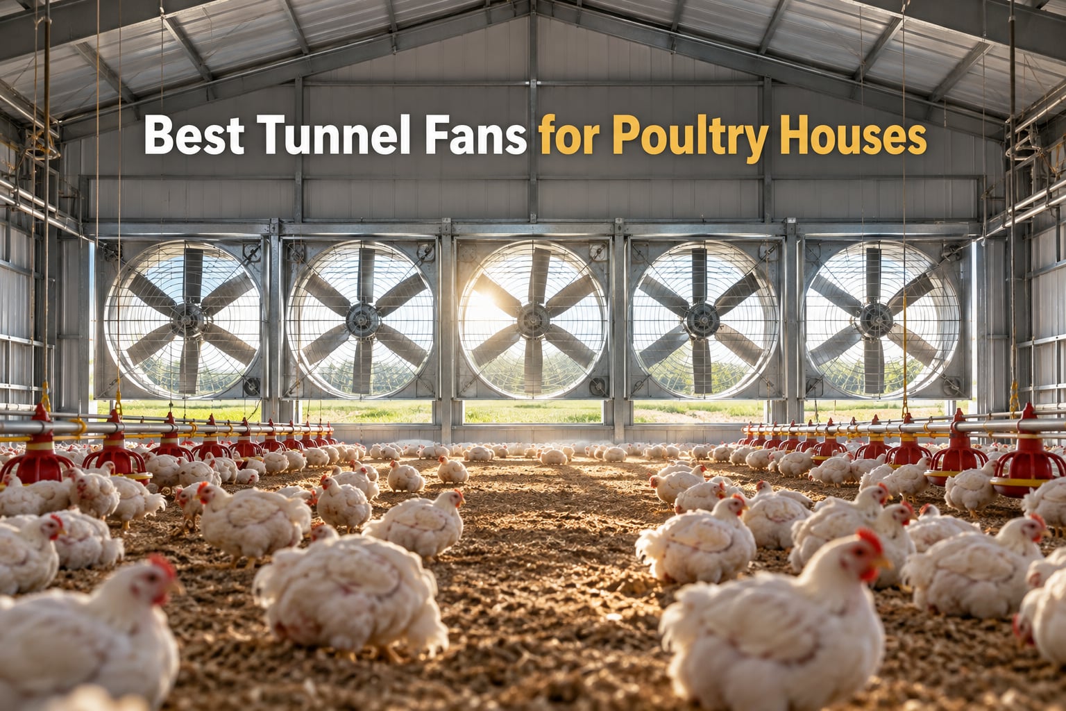 Best Tunnel Fans for Poultry Houses