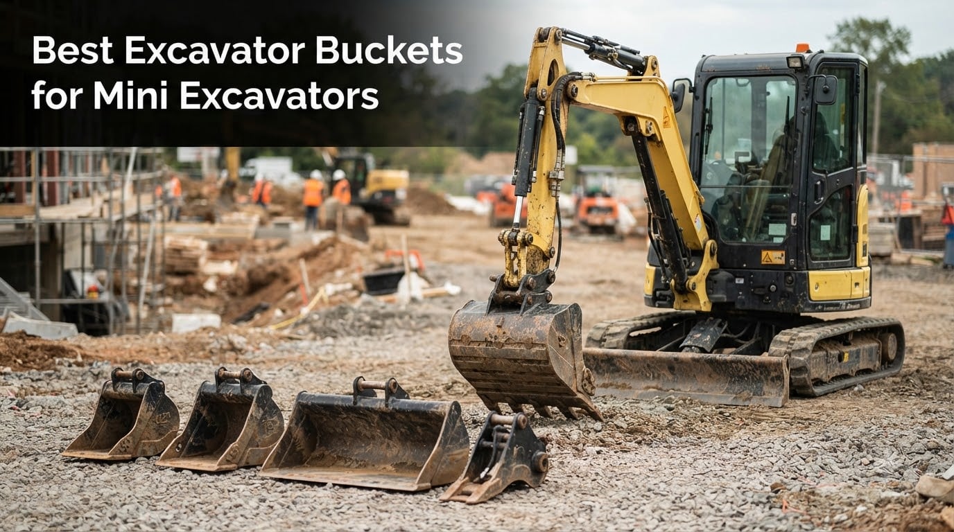 Best Excavator Buckets for Mini Excavators