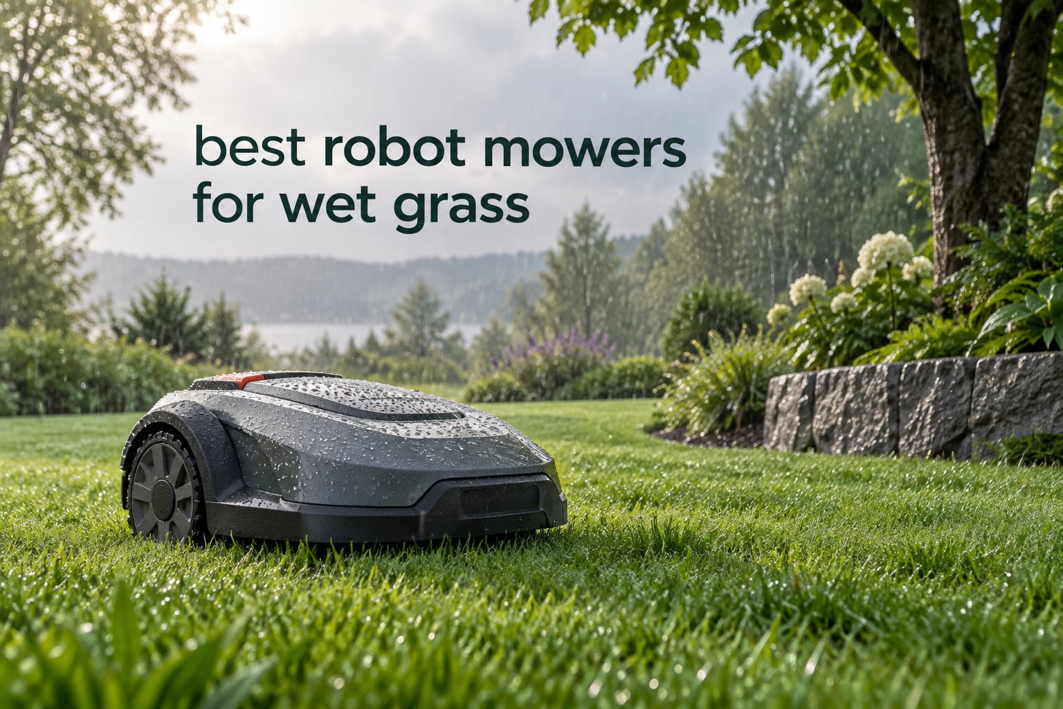 best robot mowers for wet grass