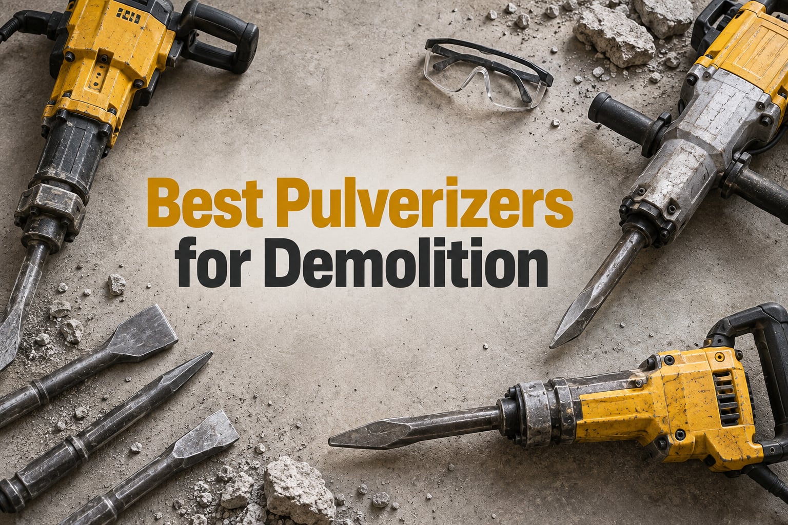 Best Pulverizers for Demolition
