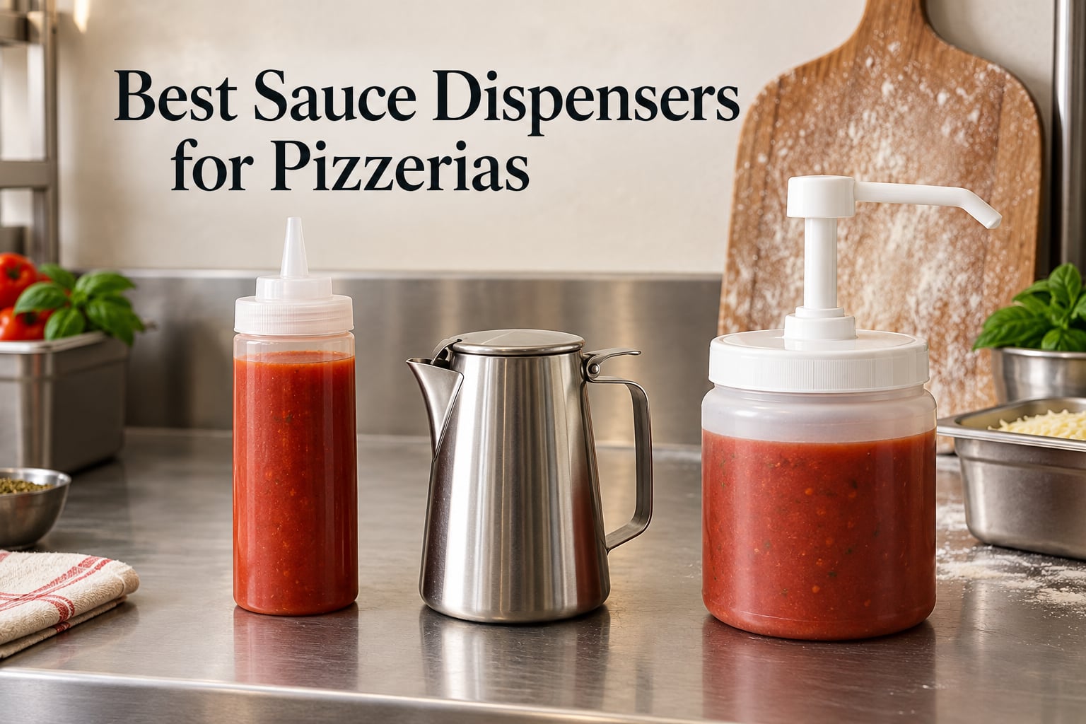 Best Sauce Dispensers for Pizzerias