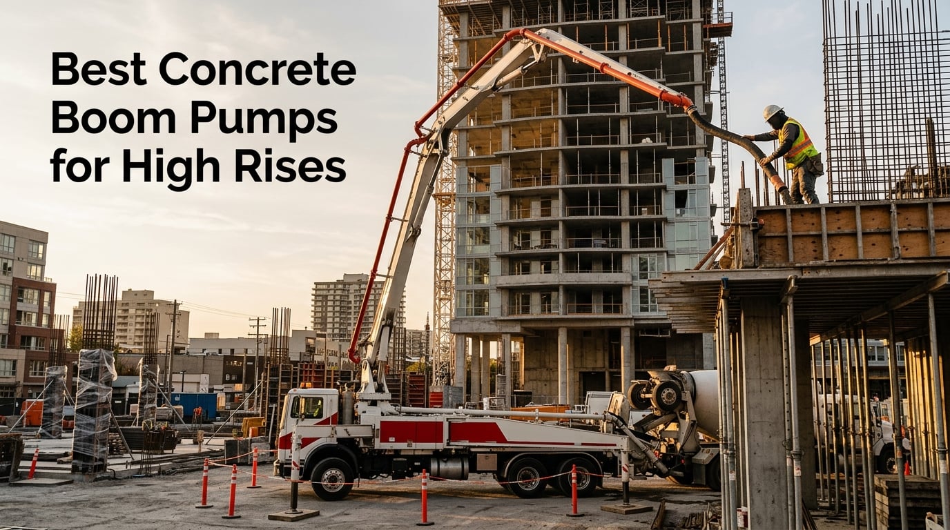 Best Concrete Boom Pumps for High Rises
