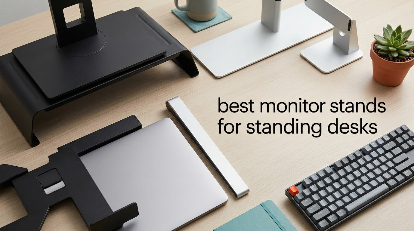 best monitor stands for standing desks