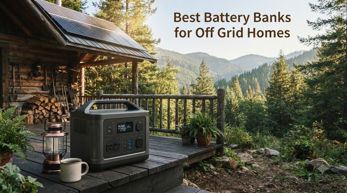 Best Battery Banks for Off Grid Homes
