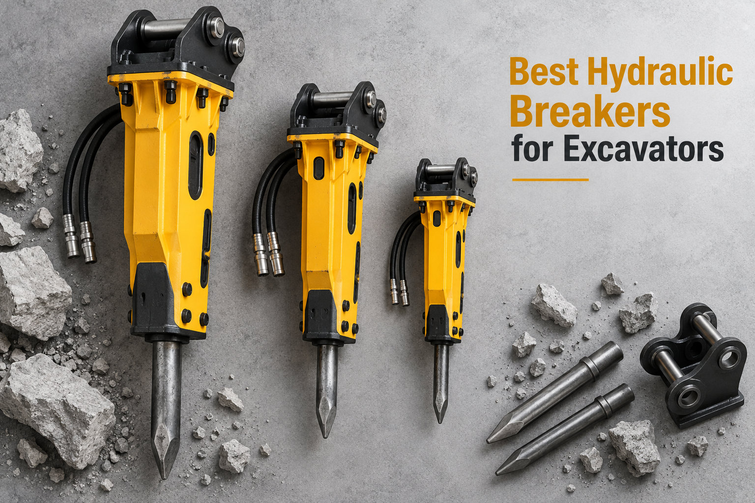 Best Hydraulic Breakers for Excavators