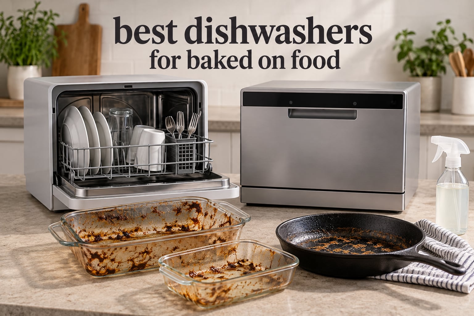 best dishwashers for baked on food