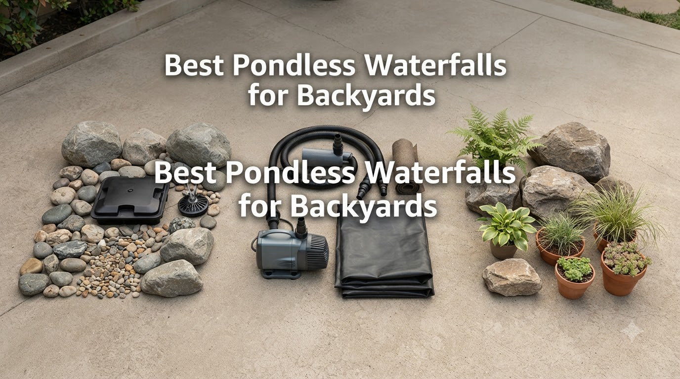 Best Pondless Waterfalls for Backyards