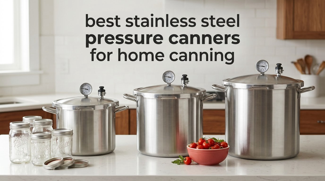 best stainless steel pressure canners for home canning