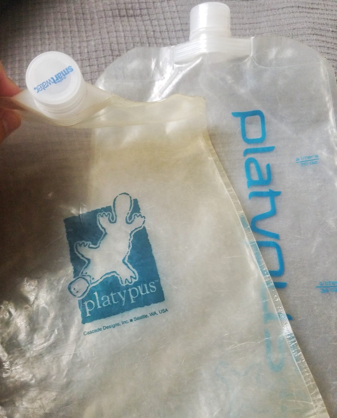 Platypus Platy 2-Liter Ultralight Collapsible Backpacking Water Bottle customer photo 1