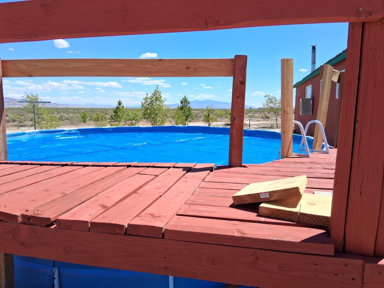 INTEX 28012E Solar Pool Cover: for 12ft Round Easy Set and Metal Frame Pools – Insulates Pool Water – Reduces Water Evaporation – Keeps Debris Out – Reduces Chemical Consumption customer photo 1