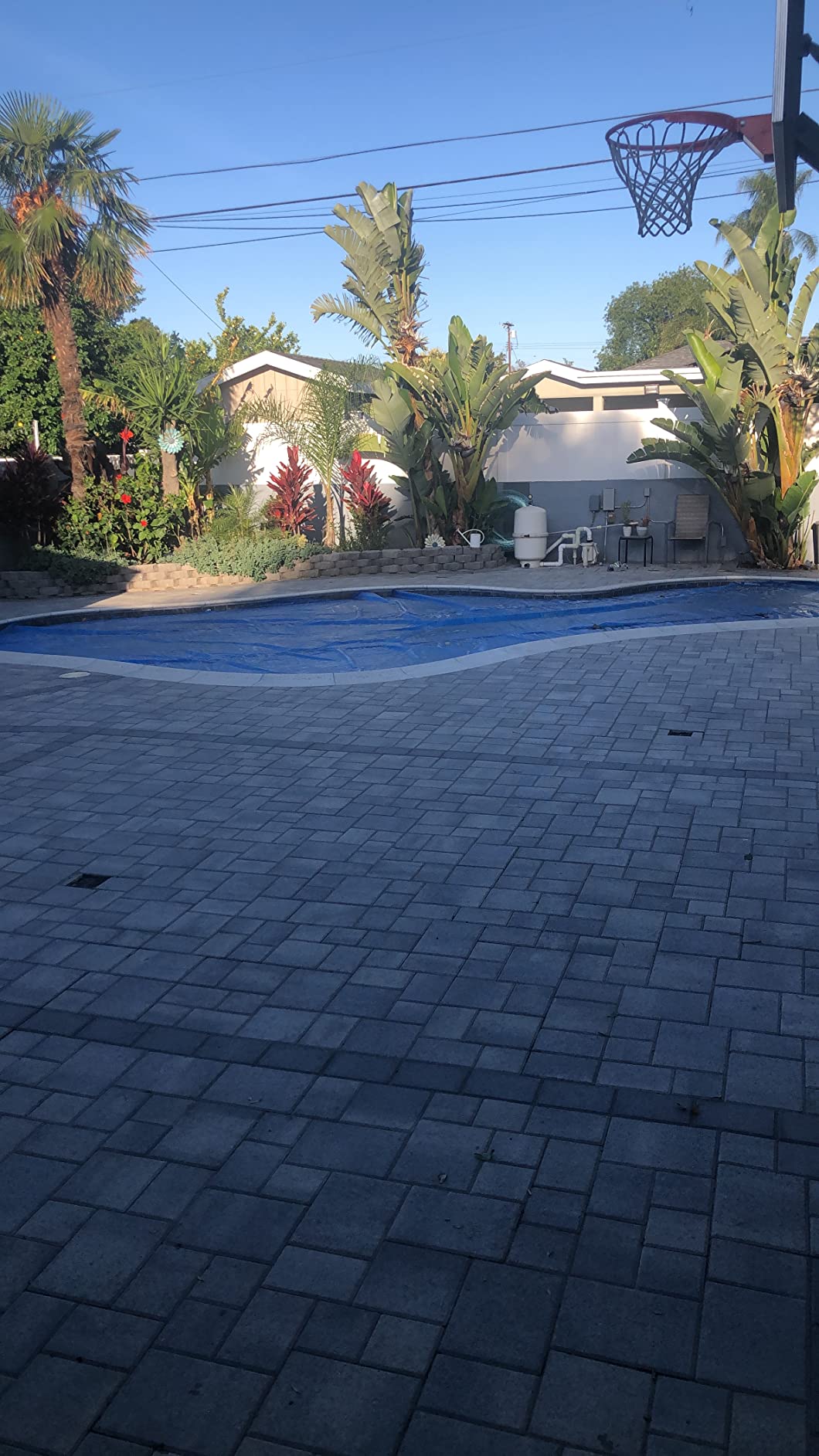 in The Swim 18 x 36 Foot Rectangle Basic Pool Solar Blanket Cover 8 Mil customer photo 1